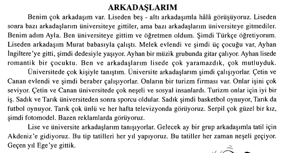 Arkadaşlarım